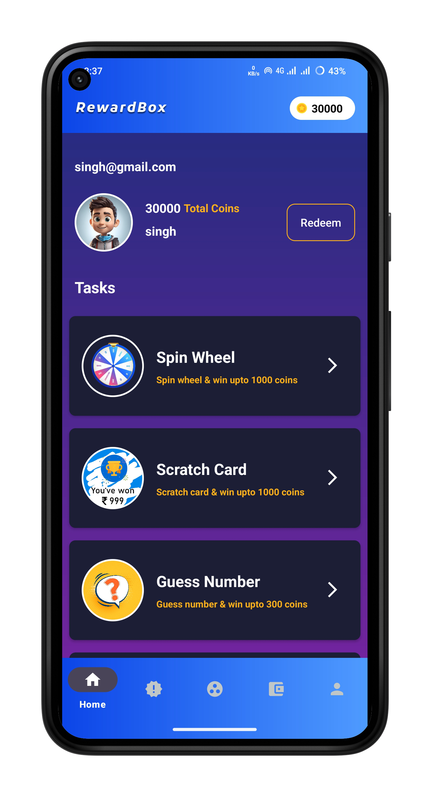 Rewardly Mobile App